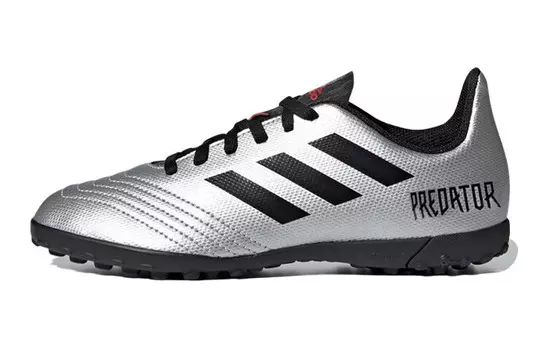 Футбольные бутсы Predator19.4 для детей PS Low-top Silver/Black Adidas