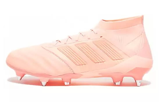 Футбольные бутсы Predator 18.1 мужские, среднего размера, розовые Adidas