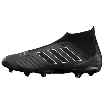 Футбольные бутсы Predator 18+ мужские, среднего размера, черный/белый Adidas