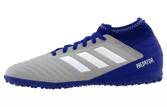 Футбольные бутсы Predator 19.3 Kids Kids Low-top серые/синие Adidas