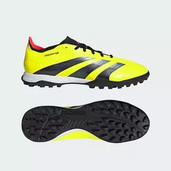 Футбольные бутсы Predator 24 League с низким газоном Adidas, цвет Team Solar Yellow 2/Core Black/Solar Red