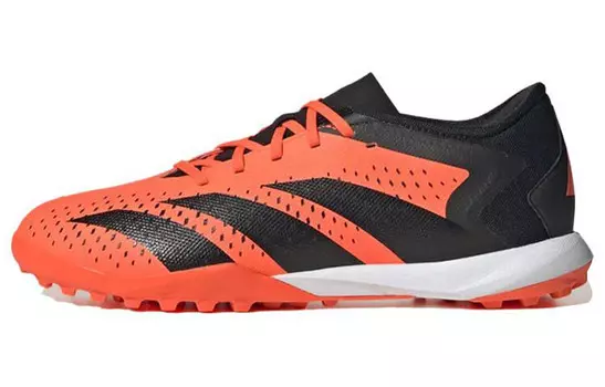 Футбольные бутсы PREDATOR ACCURACY.3 унисекс с низким верхом, черные/оранжевые Adidas