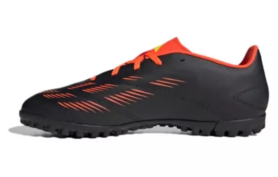 Футбольные бутсы Predator CLUB унисекс с низким верхом, черные/красные Adidas