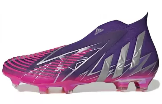 Футбольные бутсы PREDATOR EDGE мужские, среднего размера, фиолетовые/розовые Adidas