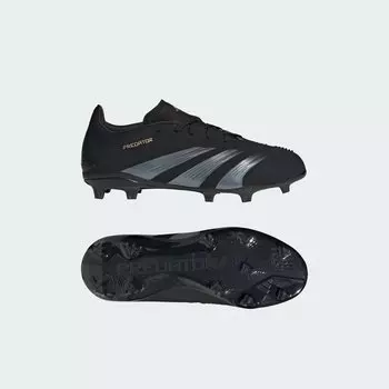 Футбольные бутсы Predator Elite для твердого грунта Adidas, цвет Core Black/Carbon/Gold Metallic