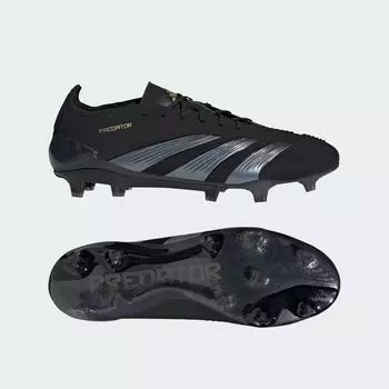 Футбольные бутсы Predator Elite для твердого грунта Adidas, цвет Core Black/Carbon/Gold Metallic