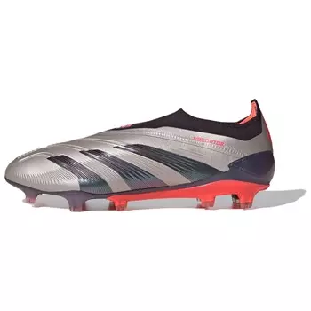 Футбольные бутсы Predator Elite Laceless FG Vivid Horizon Adidas, серый