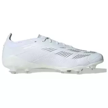Футбольные бутсы PREDATOR ELITE унисекс с низким верхом белого цвета Adidas