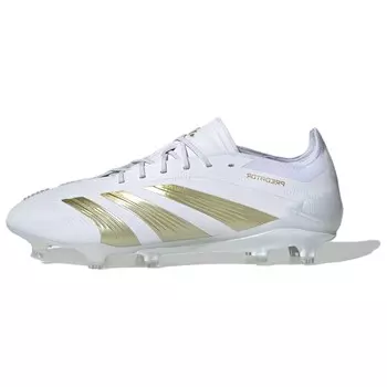 Футбольные бутсы PREDATOR ELITE унисекс с низким верхом белые/золотистые Adidas