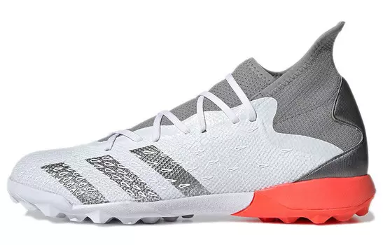 Футбольные бутсы Predator Freak .3 мужские, средние, белые/серые/красные Adidas