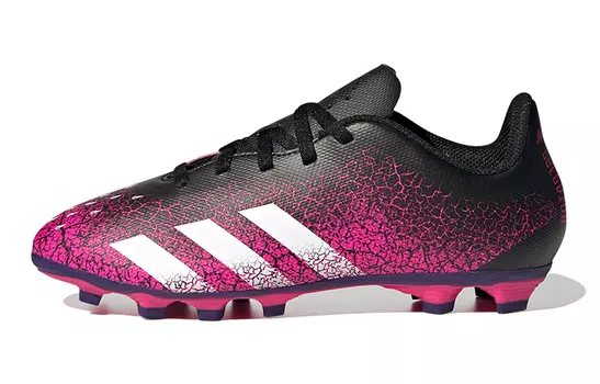 Футбольные бутсы Predator Freak.4 Kids Kids Low-top розовые/черные/белые Adidas