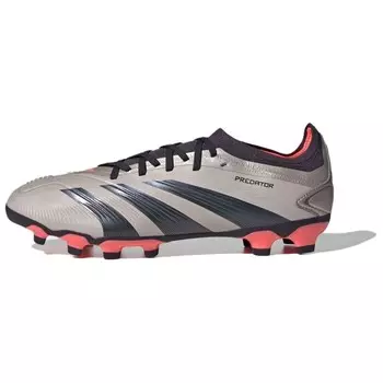 Футбольные бутсы PREDATOR PRO мужские низкие серебристо-черный Adidas