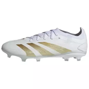 Футбольные бутсы PREDATOR PRO унисекс с низким верхом белого цвета Adidas