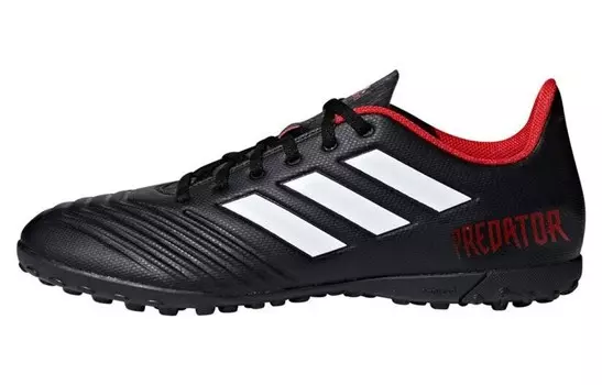 Футбольные бутсы Predator Tango 18.4 мужские низкие черные/красные Adidas