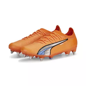 Футбольные бутсы Puma, цвет mango/weiss/blau