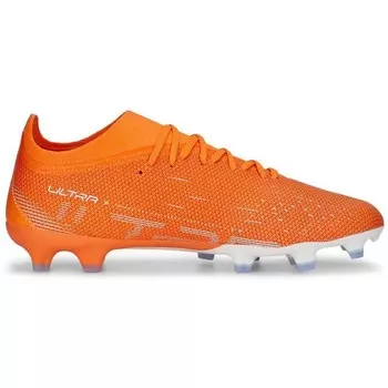 Футбольные бутсы Puma, цвет orange/weiss