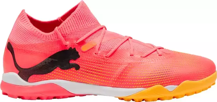 Футбольные бутсы PUMA Future 7 Match для газона, розовый/оранжевый