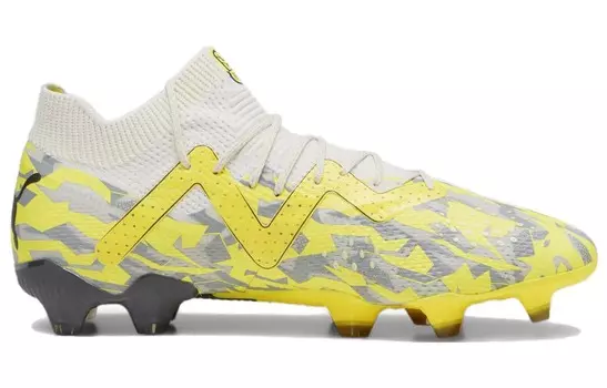 Футбольные бутсы Puma Future Ultimate FG AG 'Voltage Pack', цвет Yellow/Gray/White