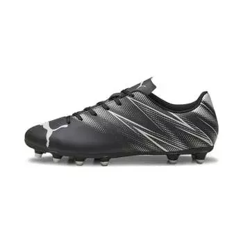 Футбольные бутсы PUMA мужские ATTACANTO FG/AG, цвет black/silver mist