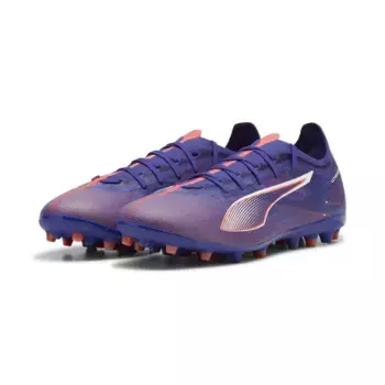Футбольные бутсы PUMA "ULTRA 5 MATCH MG", цвет Lapis Lazuli- Puma White-Sunset Glow