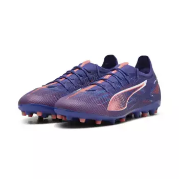 Футбольные бутсы PUMA "ULTRA 5 PRO MG", цвет Lapis Lazuli- Puma White-Sunset Glow