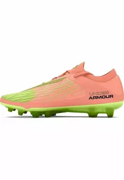 Футбольные бутсы с формованными шипами Under Armour, оранжевый
