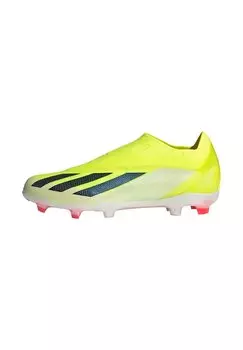 футбольные бутсы с шипами Crazyfast Elite Laceless Firm Ground Adidas, цвет team solar yellow core black cloud white