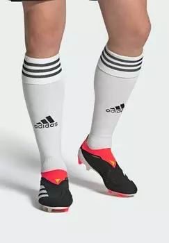 футбольные бутсы с шипами Predator Elite Artificial Grass Adidas, цвет core black cloud white solar red