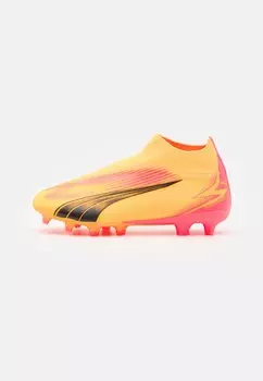 Футбольные бутсы с шипами Ultra Match+ Ll Fg/Ag Puma, пестрый желтый