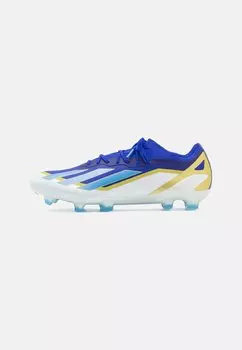 Футбольные бутсы с шипами X CRAZYFAST ELITE FG MESSI adidas Performance, цвет lucid blue/blue burst/footwear white