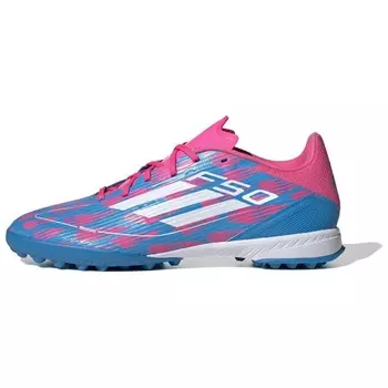 Футбольные бутсы серии F50 мужские низкие, синие/розовые/белые Adidas