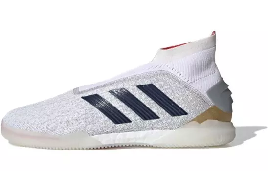 Футбольные бутсы серии PREDATOR мужские, среднего размера, белые/серые Adidas