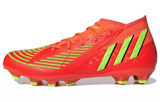 Футбольные бутсы серии PREDATOR мужские, среднего размера, красные/зеленые Adidas