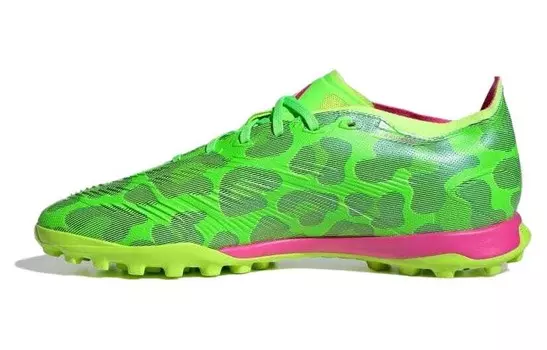 Футбольные бутсы серии PREDATOR унисекс с низким верхом зеленые/фиолетовые Adidas