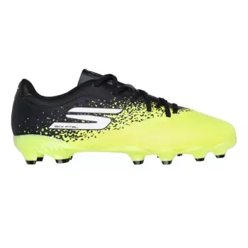 Футбольные бутсы Skechers Razor 1.5 Academy FG мужские, флуоресцентный желтый/черный