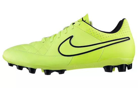 Футбольные бутсы Tiempo Genio Leather Men Low-top Yellow/black Nike