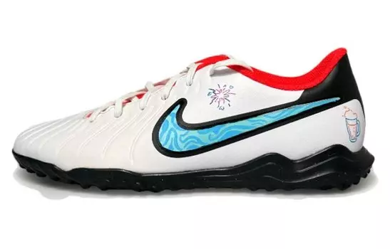 Футбольные бутсы Tiempo Legend 10 мужские низкие белые Nike