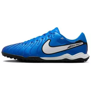 Футбольные бутсы Tiempo Legend 10 мужские с низким верхом Flying Blue/White Nike