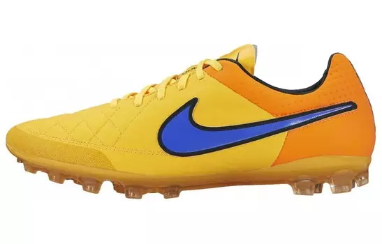 Футбольные бутсы Tiempo Legend 5 мужские низкие оранжевые Nike