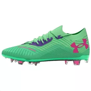 Футбольные бутсы UA Shadow мужские низкие Aqua Blue/Pink Under Armour