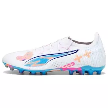 Футбольные бутсы Ultra 5 мужские низкие белые Puma