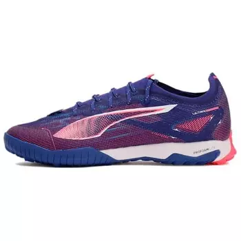 Футбольные бутсы Ultra 5 мужские низкие синие/розовые Puma