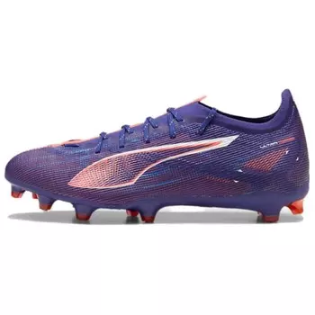 Футбольные бутсы Ultra 5 мужские низкие фиолетовые Puma