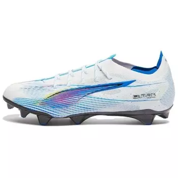 Футбольные бутсы Ultra 5 мужские с низким верхом белые/синие Puma