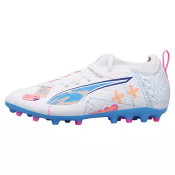 Футбольные бутсы Ultra 5 унисекс с низким верхом белый/розовый Puma