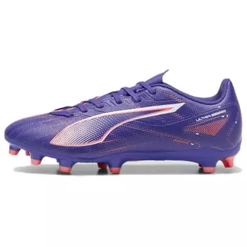Футбольные бутсы Ultra 5 женские низкие фиолетовые Puma