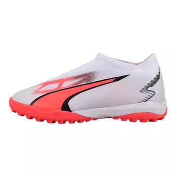 Футбольные бутсы Ultra Match Kids для детей Puma, темно-красный/белый/черный
