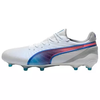 Футбольные бутсы Ultra Match мужские низкие синие/белые Puma