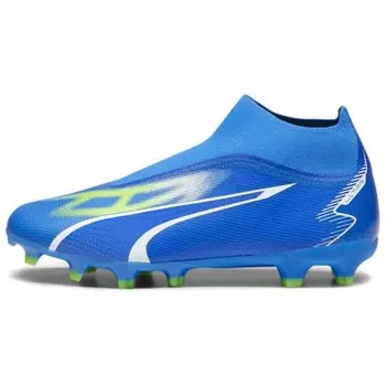 Футбольные бутсы Ultra Match мужские низкие синие Puma