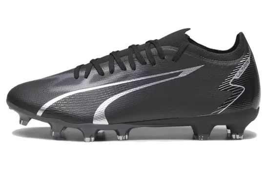 Футбольные бутсы Ultra Match мужские низкие черные Puma